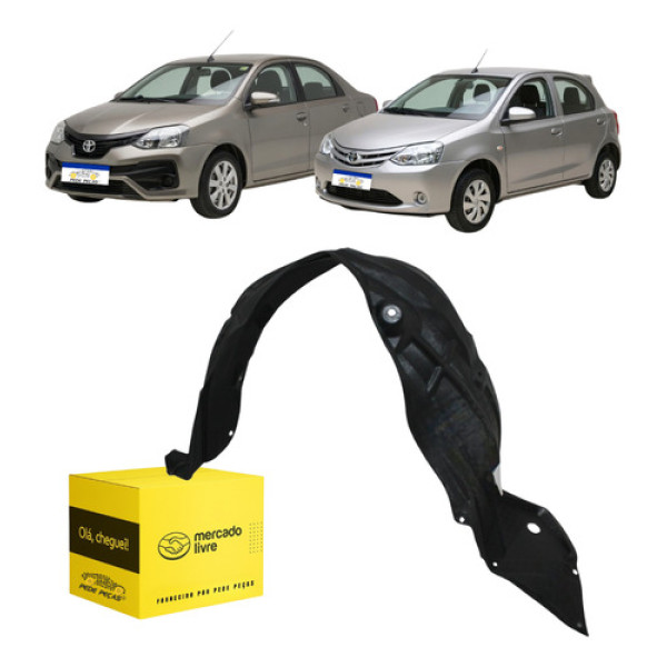 Lameiro Dianteiro Etios 2012 A 16 17 18 19 20 2021 Esquerdo