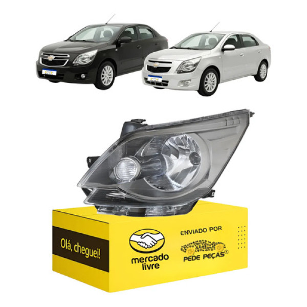 Farol Chevrolet Cobalt 2011 2012 2013 2014 2015 Cromomix Le Esquerdo