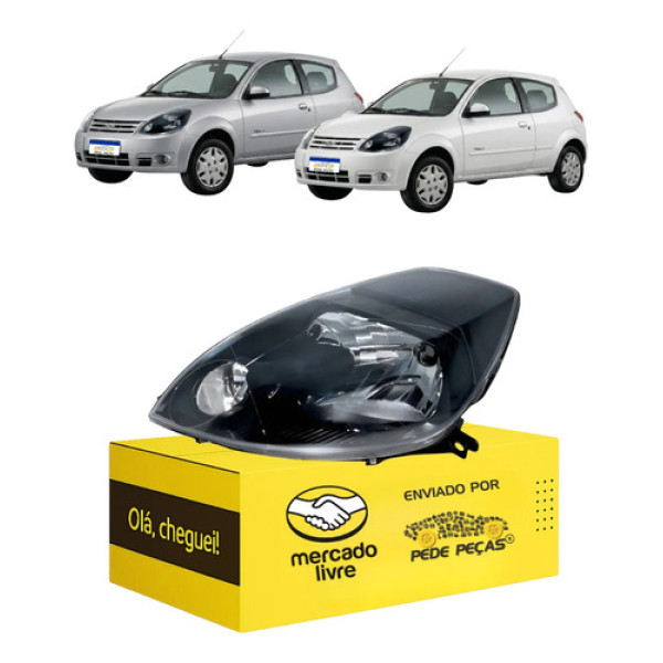 Sinaleira Esquerda Ford Ka 2009 10 11 12 2013 Máscara Negra Esquerdo/motorista