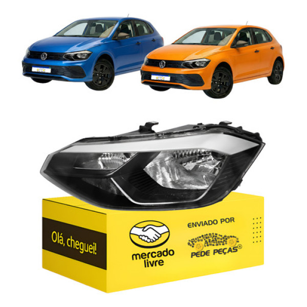 Farol Sinaleira Vw Polo Track 2023 2024 2025 2026 L.e Novo Esquerdo/motorista