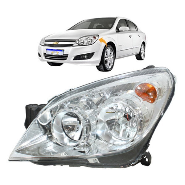 Farol Chevrolet Vectra 2009 2010 2011 Novo Lado Esquerdo Esquerdo