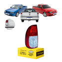 Lanterna Sinaleira Vw Saveiro G2 G3 1998 1999 2000 A 2005 Le Esquerdo/motorista Vermelho Cristal
