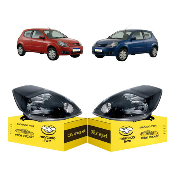 Par Farol Ford Ka 2008 2009 2010 2011 2012 2013 Novo Esquerdo