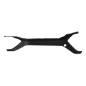 Aplique Parachoque Vw Taos Highline 2021 A 2025 Central Preto