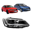 Farol Mascara Negra Vw Jetta 2011 2012 A 2016 Sem Led Novo Direito/passageiro