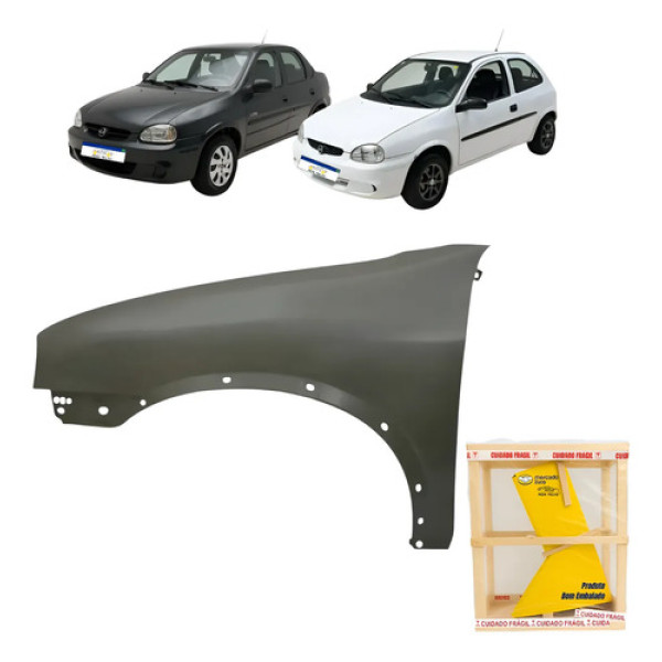 Paralama Chevrolet Corsa 1995 A 2002 Pick-up Wagon Novo Le