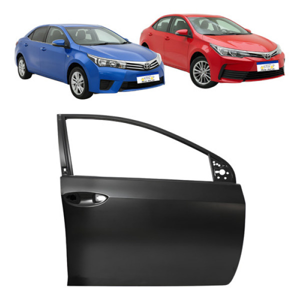 Porta Dianteira Direita Corolla 2015 2016 2017 2018 2019 Dianteira Direita Preto