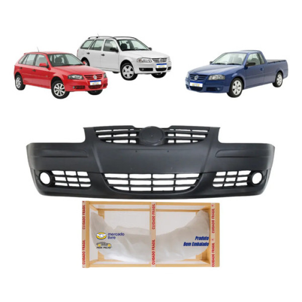 Parachoque Gol Saveiro Parati G4 2006 2007 2008 2009 A 2014 Preto