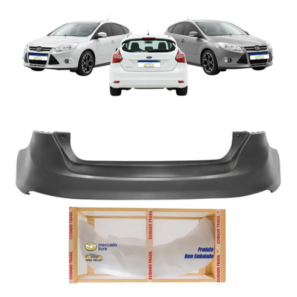 Parachoque Traseiro Ford Focus 2014 2015