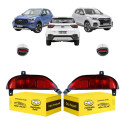 Par Refletor Traseiro Caoa Chery Tiggo 5x 2019 20 21 A 2026 Vermelho