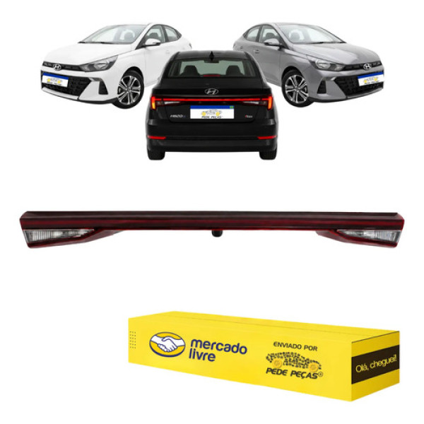 Lanterna Traseira Central Hb20 Sedan 2023 24 25 2026 C/led Ambos Lados