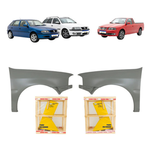 Paralama Vw Parati Gol Saveiro G3 2000 01 02 03 04 2005 Par