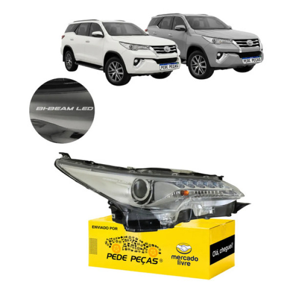 Sinaleira Toyota Sw4 Srx Diamond 2016 17 18 19 2020 C/led Ld Direito/passageiro