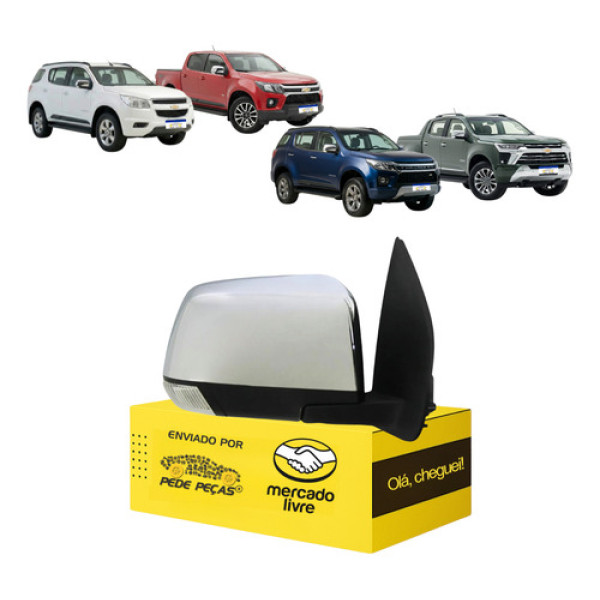Retrovisor S10 Trailblazer 2012 13 14 15 16 17 18 19 2020 Ld