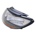 Farol Santa Fe 2007 A 2012 Gls Mascara Negra Pisca Âmbar Le Esquerdo/motorista