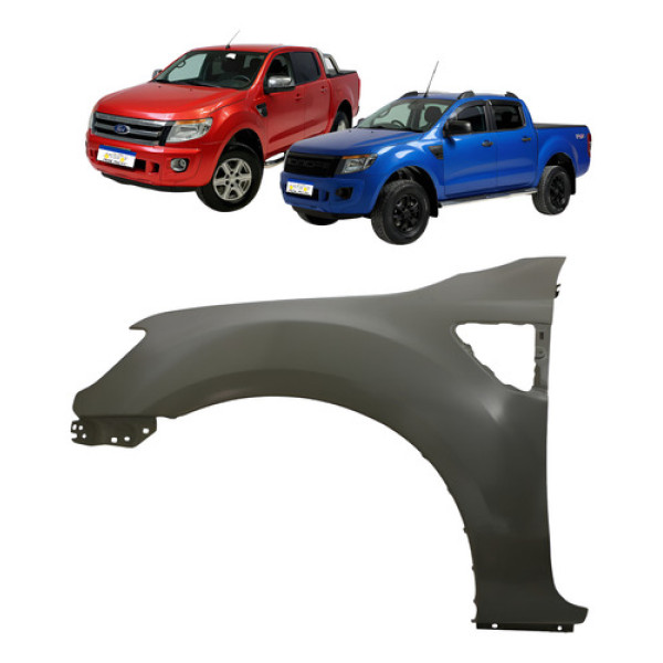 Paralama Dianteiro Ford Ranger 2013 A 2016 C/furo Moldura Le Esquerdo
