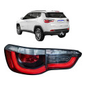 Jogo De Lanterna Jeep Compass 2017 2018 2019 2020 21 Com Led Ambos Lados Vermelho