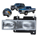 Farol Gm Silverado Superior 1993 94 95 96 97 98 99 A 2001 Le Esquerdo/motorista