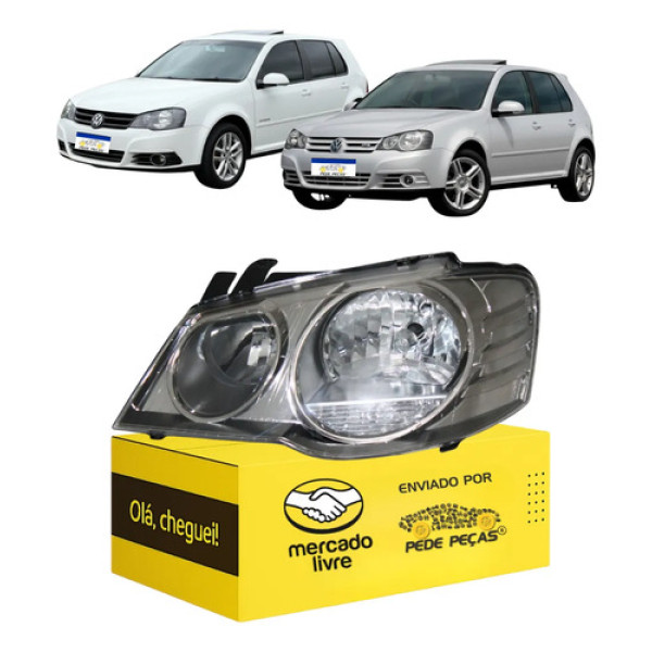 Sinaleira Esquerda Vw Golf 2008 09 10 11 12 2013 Cromomix Esquerdo/motorista Cromomix