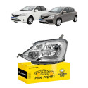 Sinaleira Etios 2013 14 15 A 2018 Cromado Carcaça Cinza Le Esquerdo/motorista