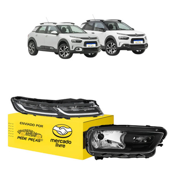 Farol Superior Inferior C4 Cactus 2019 20 21 A 2024 Direito Direito/passageiro