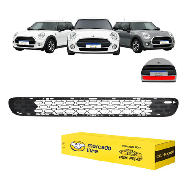 Grade Inferior Mini Cooper 1.5 Turbo 2014 15 16 A 2021 Nova Preto Fosco