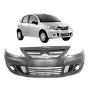 Parachoque Dianteiro Citroen C3 2009 2010 2011 2012 C/furo Preto