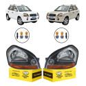 Par Farol Sinaleira Tucson 2009 10 11 A 2017 Máscara Cinza Ambos Lados