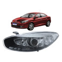 Par Farol Renault Fluence Fume Elétrico Sem Xenon 2014 A 18 Ambos Lados