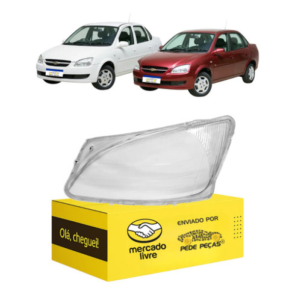 Lente Farol Chevrolet Classic 2011 2012 2013 A 2016 Nova L.e