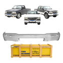 Parachoque Dianteiro Ford Ranger Xlt 1998 1999 A 2004 C/furo Cromado