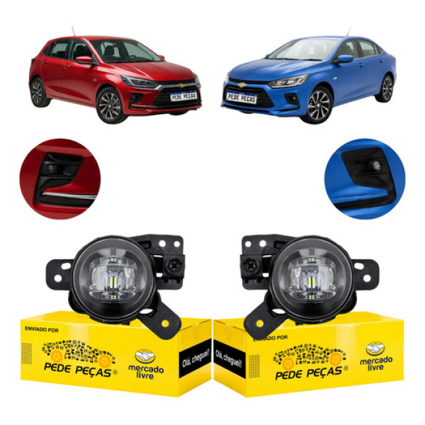 Par Farolete Cibié Gm Chevrolet Onix 2026 Hatch Plus Premier Cristal