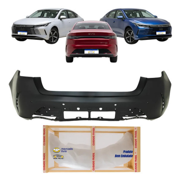 Parachoque Traseiro Byd King 2024 25 2026 2027 Novo