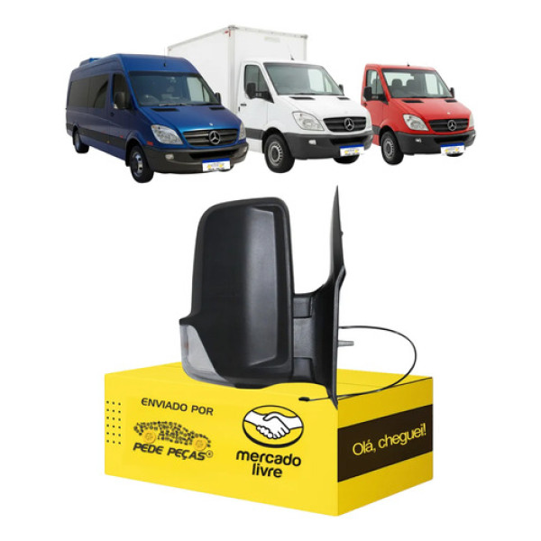 Retrovisor Sprinter 2012 2013 14 15 A 2019 Novo Elétrico L.d