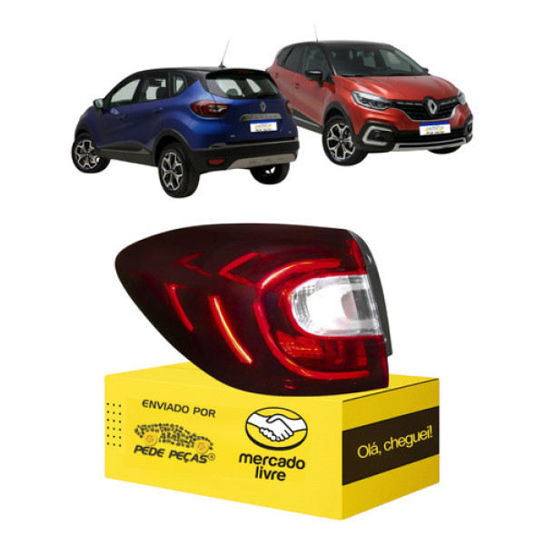 Lanterna Renault Captur 2017 2018 2019 2020 2021 2022 Nova