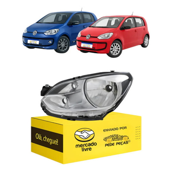 Farol Sinaleira Volkswagen Up 2014 15 16 2017 Cromado L.e Esquerdo/motorista