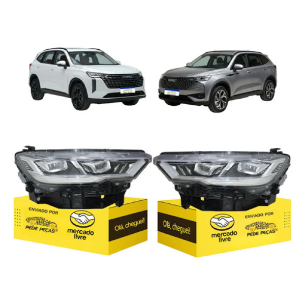 Par Farol Sinaleira Gwm Haval H6 2023 2024 25 2026 Full Led Ambos Lados