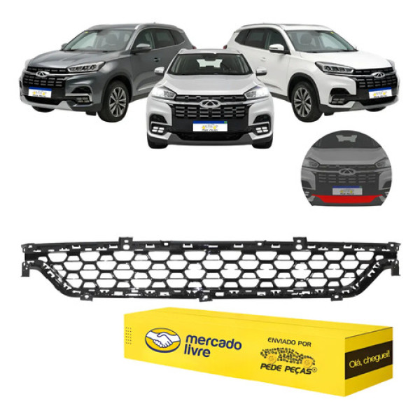 Grade Inferior Tiggo 8 Txs 2021 2022 2023 2024 2025 Novo Preto