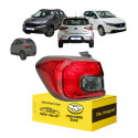 Lanterna Argo 2018 2019 2020 2021 22 23 24 25 2026 L.e Fume Esquerdo/motorista Vermelho/fumê