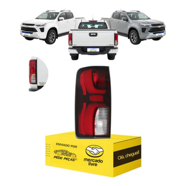 Lanterna Sinaleira Chevrolet S10 2025 2026 C/led Nova Le Esquerdo/motorista Fumê