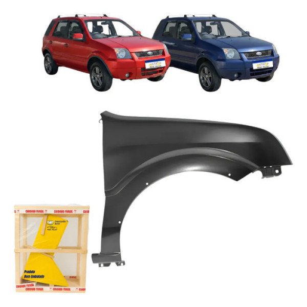 Paralama Ecosport 2003 2004 2007 Xls Xlt Novo Ld