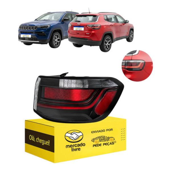 Lanterna Traseira Canto Jeep Compass 2022 23 A 2026 C/led Ld Direito/passageiro