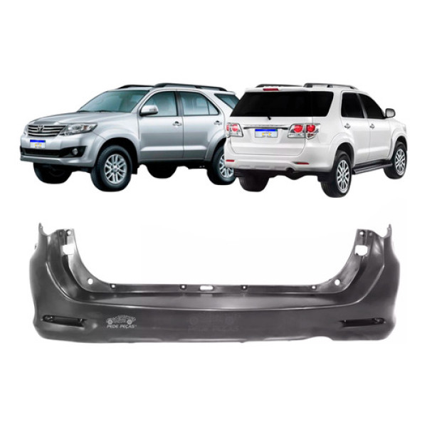 Parachoque Traseiro Toyota Hilux Sw4 2012 2013 2014 15 Novo