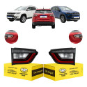 Par Lanterna Traseira Tampa Jeep Compass 2022 A 2026 C/led Ambos Lados