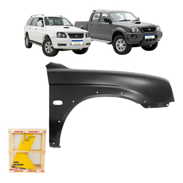 Paralama L200 Pajero Sport Outdoor 2004 2005 2006 A 2012 L.d