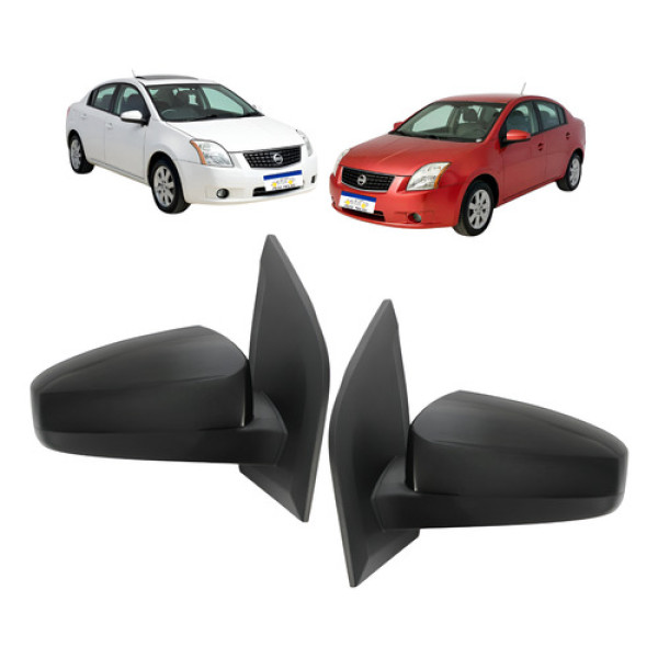Par Retrovisor Eletrico Nissan Sentra 2008 2009 Novo