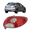 Lanterna Peugeot 207 Hatch 2008 2009 A 2015 Grade Cromada Ld Direito/passageiro Vermelho