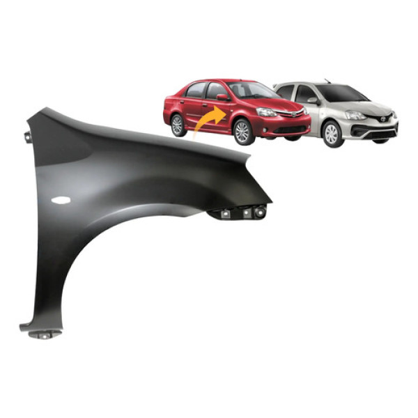 Paralama Toyota Etios Lado Direito Com Furo Pisca 2013 A 21