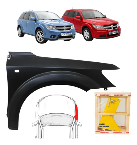 Paralama Dodge Journey 2009 2010 11 12 13 14 A 2018 Novo Ld