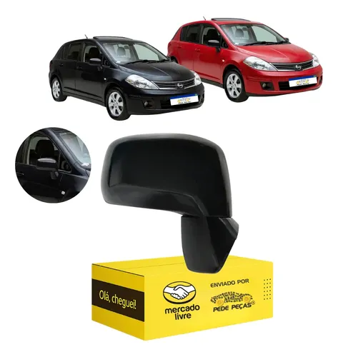 Retrovisor Nissan Tiida 2008 2009 10 11 12 2013 Manual Ld